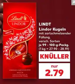 Kaufland Lindt Lindor Kugeln Angebot