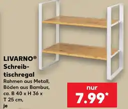 Kaufland LIVARNO Schreibtischregal Angebot