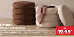 Kaufland LIVARNO Sitzpouf mit Staufach Angebot