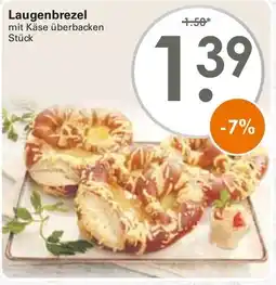 WEZ Laugenbrezel mit Käse überbacken Angebot
