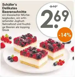 WEZ Schäfer's Delikates Beeren schnitte Angebot