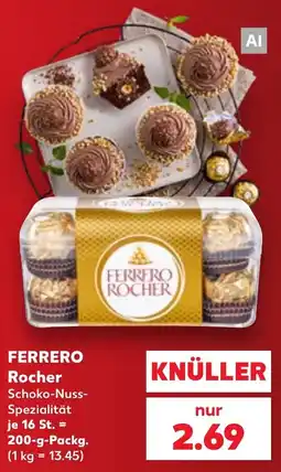 Kaufland FERRERO Rocher Schoko-Nuss-Spezialität Angebot