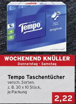 CAP Markt Tempo Taschentücher Angebot