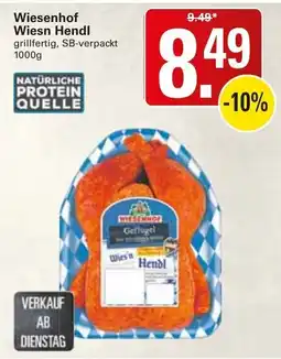 WEZ Wiesenhof Wies'n Hendl Angebot