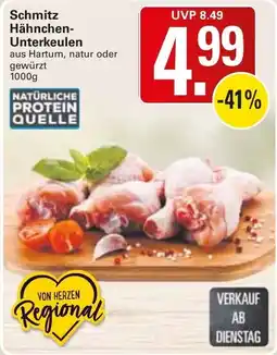 WEZ Schmitz Hähnchen-Unterkeulen Angebot