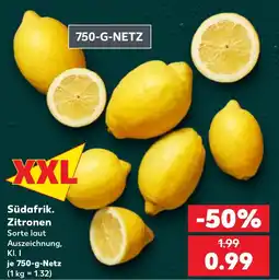 Kaufland Südafrik. Zitronen Angebot
