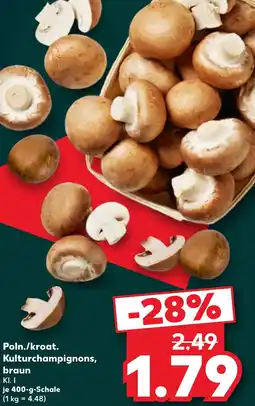 Kaufland Poln./kroat. Kulturchampignons, braun Angebot