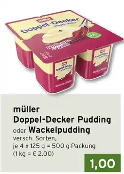 CAP Markt müller Doppel-Decker Pudding Angebot