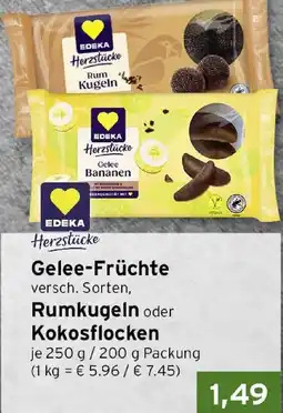 CAP Markt EDEKA Herzstücke Gelee-Früchte Angebot