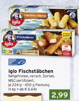 CAP Markt iglo Fischstäbchen Angebot