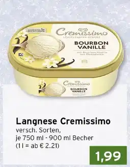 CAP Markt Langnese Cremissimo Angebot