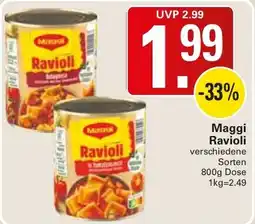 WEZ Maggi Ravioli Angebot