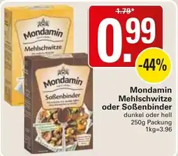 WEZ Mondamin Mehlschwitze oder Soßenbinder Angebot