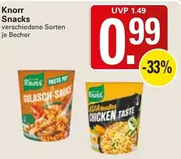 WEZ Knorr Snacks Angebot