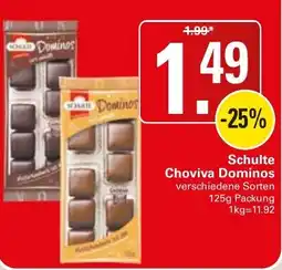 WEZ Schulte Choviva Dominos Angebot