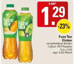 WEZ Fuze Tea Eistee Angebot