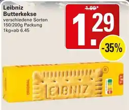 WEZ Leibniz Butterkekse Angebot