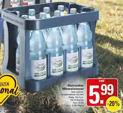 WEZ Steinsieker Mineralwasser Angebot