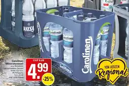 WEZ Carolinen Mineralwasser Angebot