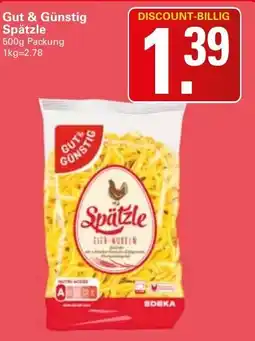WEZ Gut & Günstig Spätzle Angebot