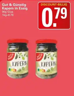 WEZ Gut & Günstig Kapern in Essig Angebot