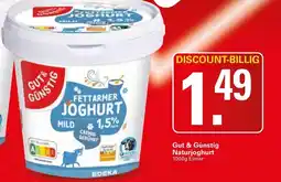 WEZ Gut & Günstig Naturjoghurt Angebot