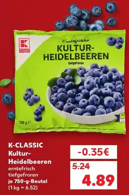Kaufland K-CLASSIC Kultur-Heidelbeeren Angebot