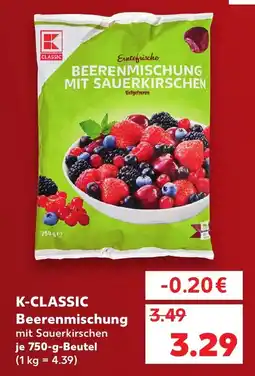 Kaufland K-CLASSIC Beerenmischung mit Sauerkirschen Angebot