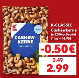 Kaufland K-CLASSIC Cashewkerne Angebot