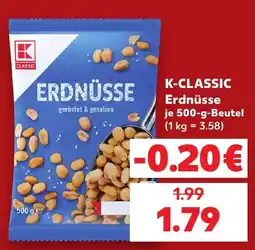 Kaufland K-CLASSIC Erdnüsse Angebot