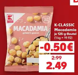Kaufland K-CLASSIC Macadamia Angebot
