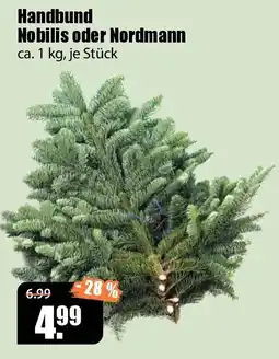 V Baumarkt Handbund Nobilis oder Nordmann Angebot