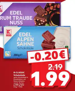 Kaufland K-CLASSIC Schokolade Angebot