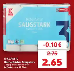 Kaufland K-CLASSIC Küchentücher Saugstark Angebot