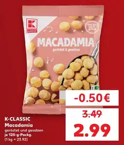 Kaufland K-CLASSIC Macadamia Angebot