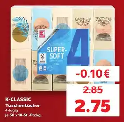 Kaufland K-CLASSIC Taschentücher Angebot