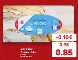 Kaufland K-CLASSIC Taschentücher Angebot