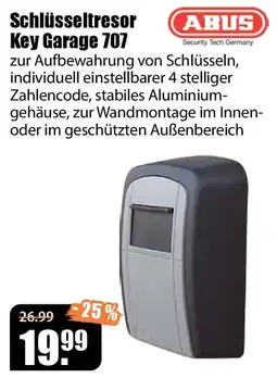 V Baumarkt Schlüsseltresor Key Garage 707 Angebot