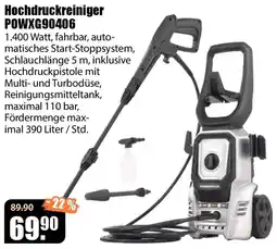 V Baumarkt Hochdruckreiniger POWXG90406 Angebot