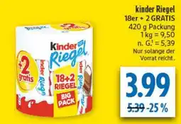 diska Kinder Riegel Angebot