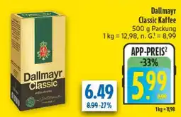 diska Dallmayr Classic Kaffee Angebot