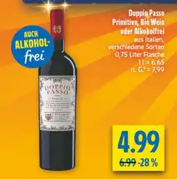 diska Doppio Passo Primitivo Angebot