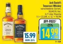 diska Jack Daniel's Tennessee Whiskey Angebot