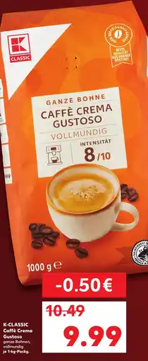 Kaufland K-CLASSIC Caffè Crema Gustoso Angebot