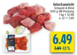 diska Gulasch gemischt Schwein & Rind Angebot