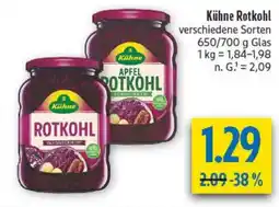diska Kühne Rotkohl Angebot