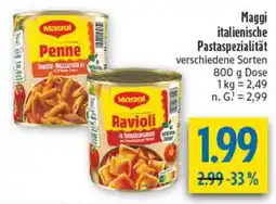 diska Maggi italienische Pastaspezialität Angebot