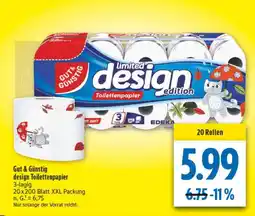 diska Gut & Günstig design Toilettenpapier Angebot