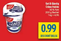 diska Gut & Günstig Crème fraîche Angebot