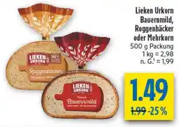 diska Lieken Urkorn Bauernmild Angebot